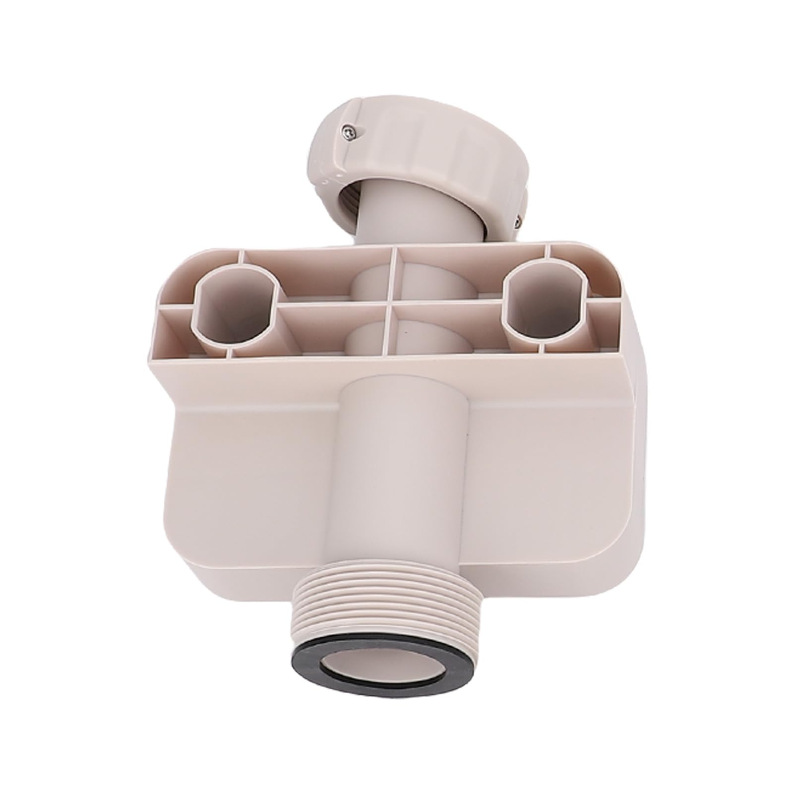 Fontana per Piscina con Luci a LED Cascata 360 Gradi PVC