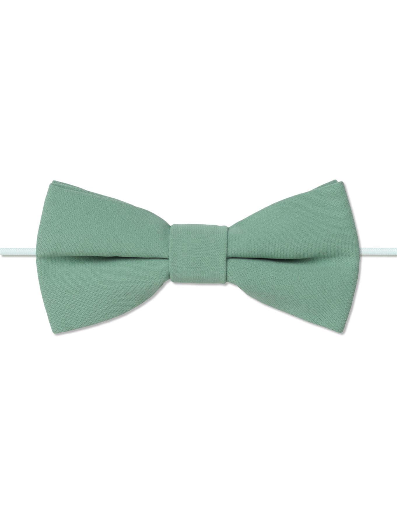 Roco Boys Dusty Sage Plain Sage Elasticated Dickie Bow
