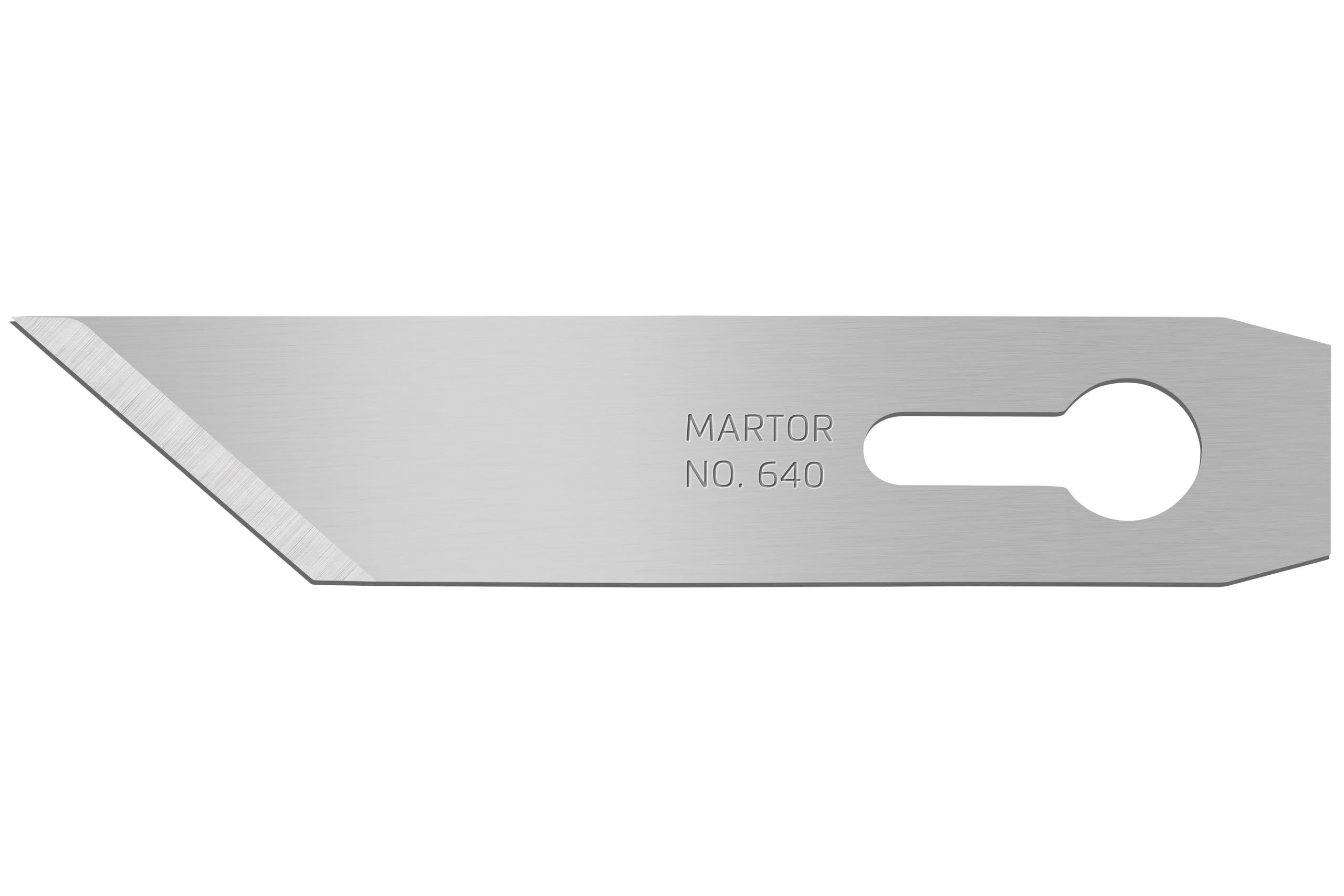 MARTOR 100 x ostrza graficzne, zapasowe ostrza do noży graficznych, noży rzemieślniczych, skalpeli, do gratowania, 9 mm, ostre, jednorazowego użytku, nr 640