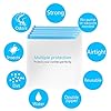 10Pack Travel Space Saver Bags (4 x S, 3 x L, 3 xL), Reusable KFYM Vacuum Travel Storage Bag, Saves 75% of Storage Space, Roll-Up Compression, No Need For Vacuum Machine Or Pump - Image 6