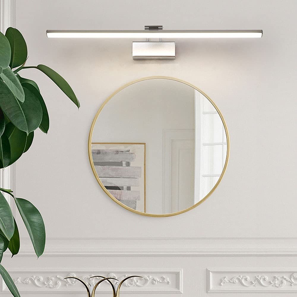 Lampa śCienna Światło lustrzane Oświetlenie LED w łazience, nowoczesna lampa lustrzana łazienkowa - Lustro wannowe Przednie światła Vanity Lampy montowane na ścianie Kompatybilne z toaletką Ściana toa