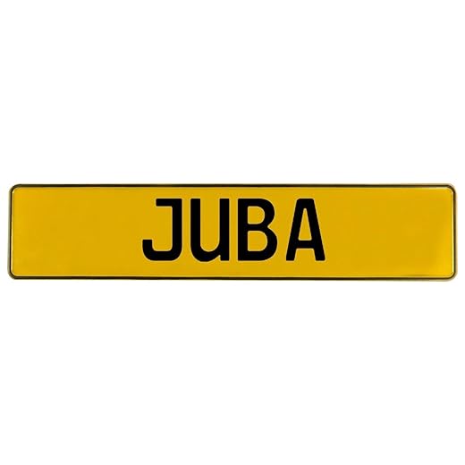 Vintage Parts 687837 Wall Art (Yellow Stamped Aluminum Street Sign Mancave Juba)