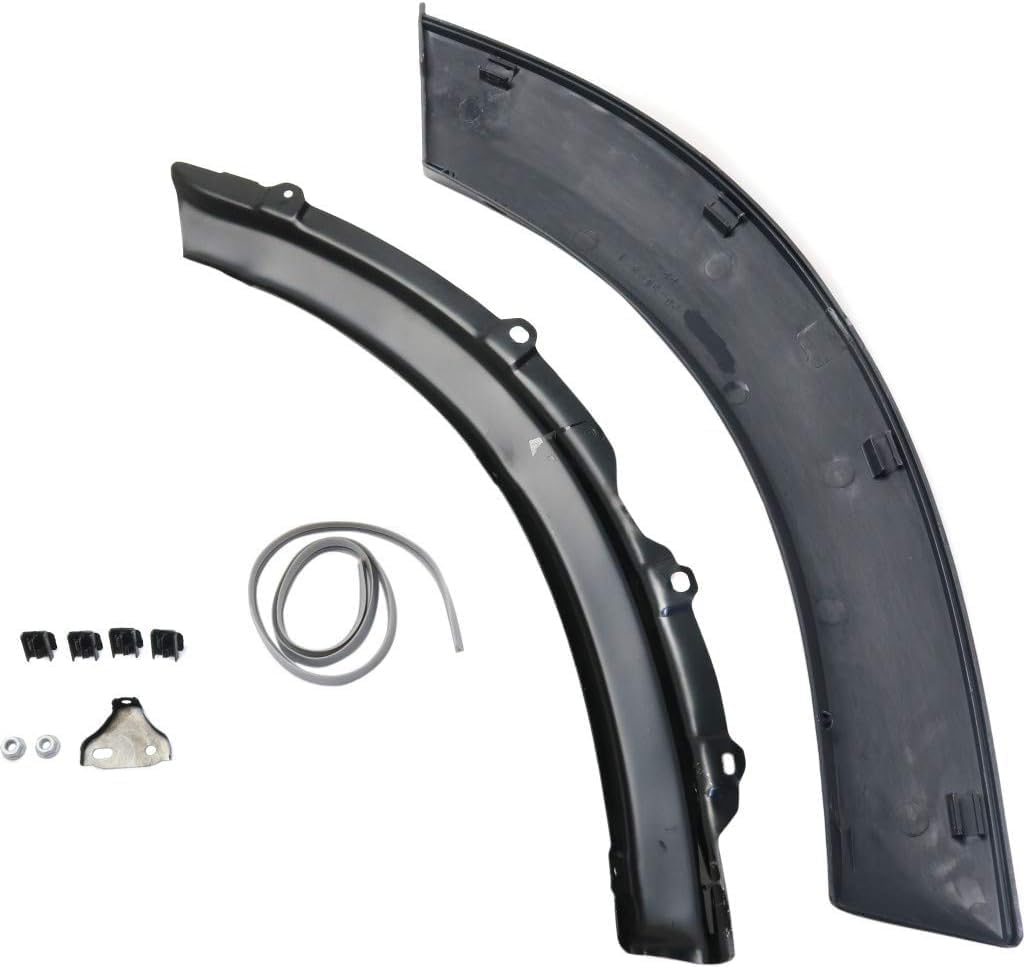 TO1508101 New Rear Fender Trim (Wheel Molding) Left Driver Side Compatible For Rav4 Toyota 2001 2002 2003 2004 2005 | Paint to Match | Front Section | Replaces OE 6168242040C0
