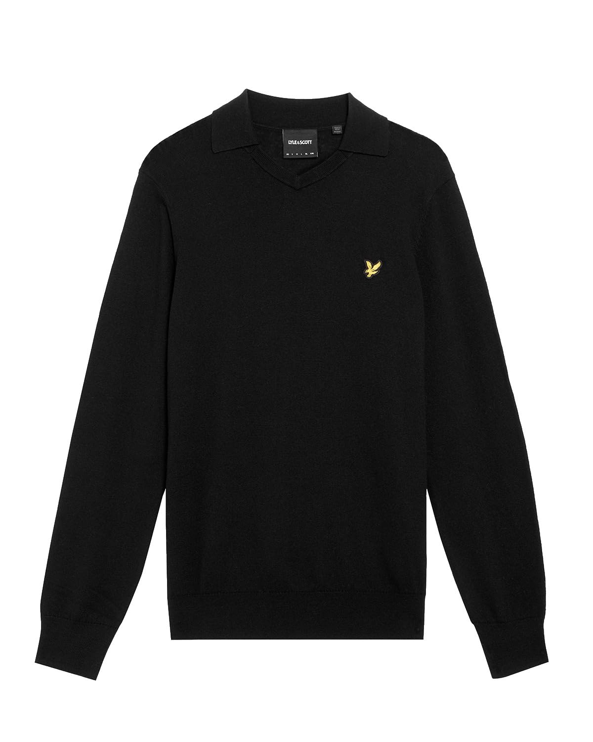 Lyle And Scott Men's Crew Neck Jumper - Jet Black - XL