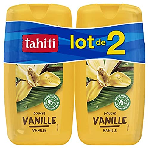 TAHITI Lot de 2 gels douche vanille - 250 ml