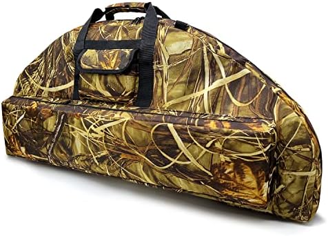 Silfrae Compound Bow Case Soft Bow Padded Case Light-Weight Bow Carry Bag with Arrow Pocket