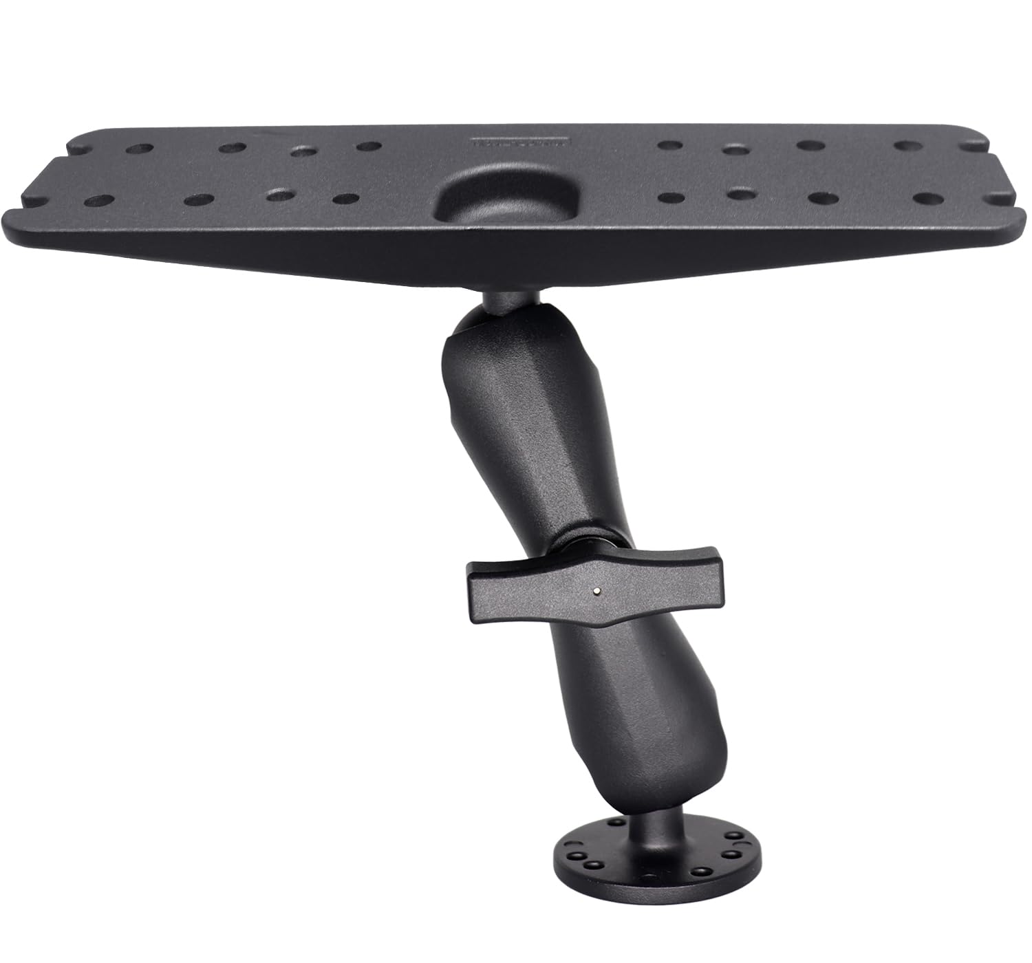 1.5" Ball Fish Finder Mount for 9" to 12" Large Fishfinder, Marine Electronic Depth Finder Mount with C Size Ball, Compatible with Garmin, Lowrance, Humminbird and More