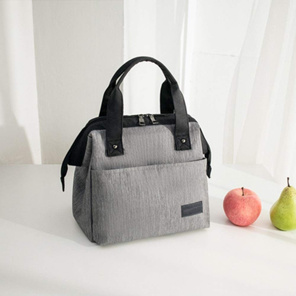 Bolsa de Picnic Bolsa de almuerzo portátil con aislamiento 3 capas Bolsas de Almuerzo(Jaune)