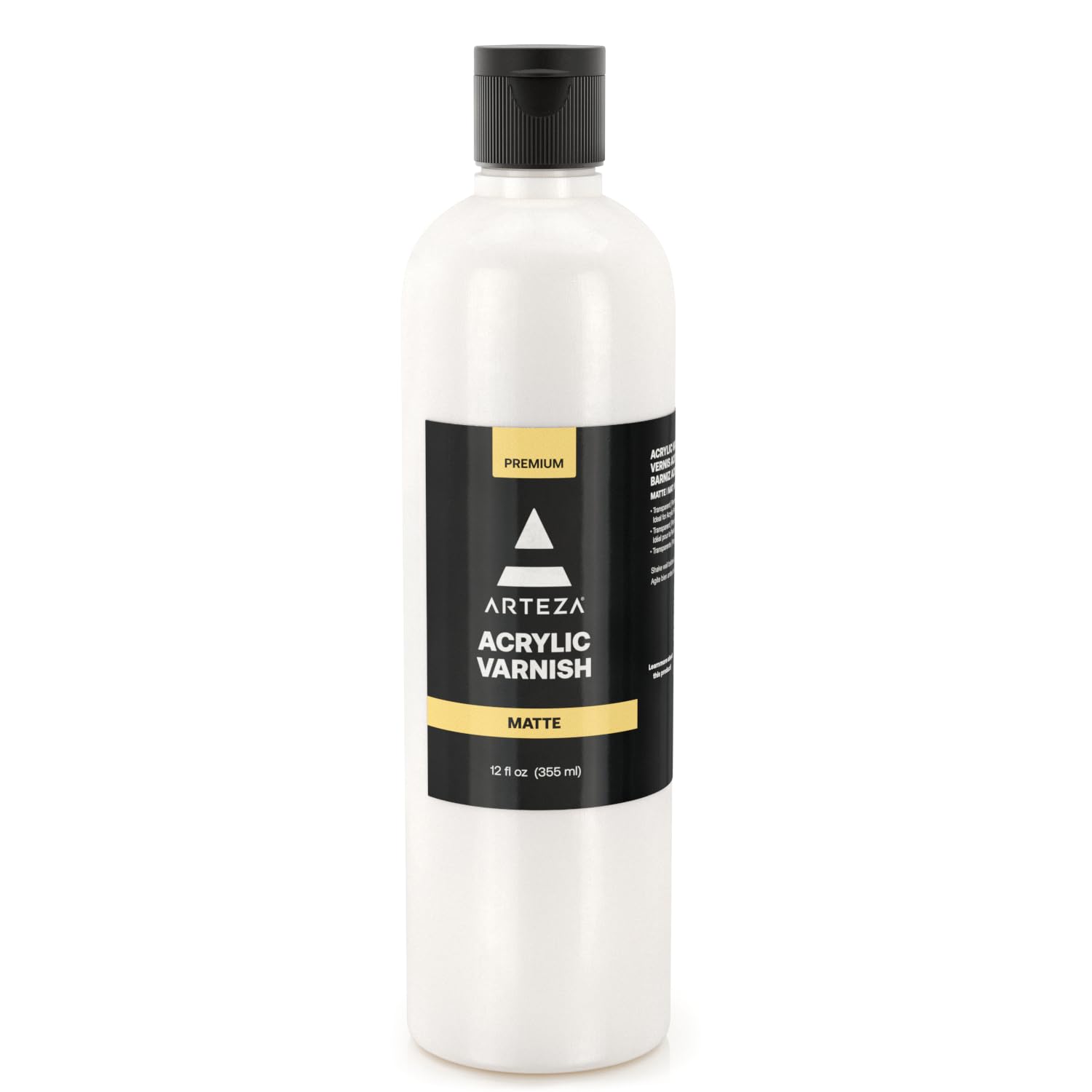 Vernis mat pour peinture acrylique ARTEZA - Protection UV transpatente pour toile et bois