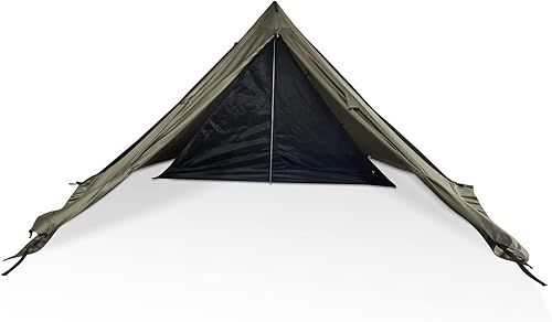 Miniatura 1 de Tienda de campaña de doble capa con estufa Jack Tienda de tipi al aire libre para acampar mochilero senderismo