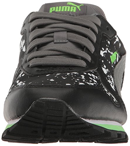 Image of ST Runner NL Splatz Jr, Puma Black-Quiet Shade, 5 M US Big Kid