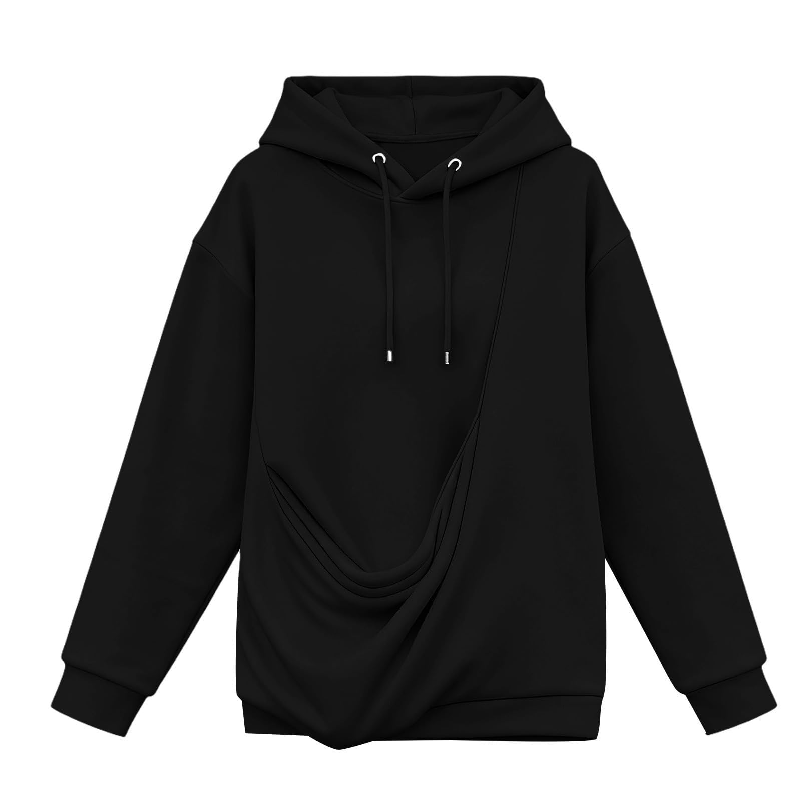 pullover mit hundetasche,Katzenpullover Hoodies mit Katzentasche,lustige Sweatshirts mit Kängurutasche,Übergröße Katzen-und Hunde-Tragetasche,niedlicher Haustierhalter, langärmeliges Schwarz XXL