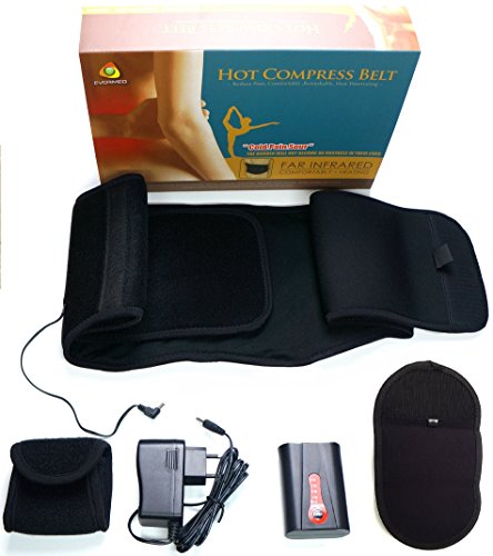 Thermrup Far Infrared Heating Belt Pain Relief Heated Belt, Rechargeable Cordless, Washable #TOP5