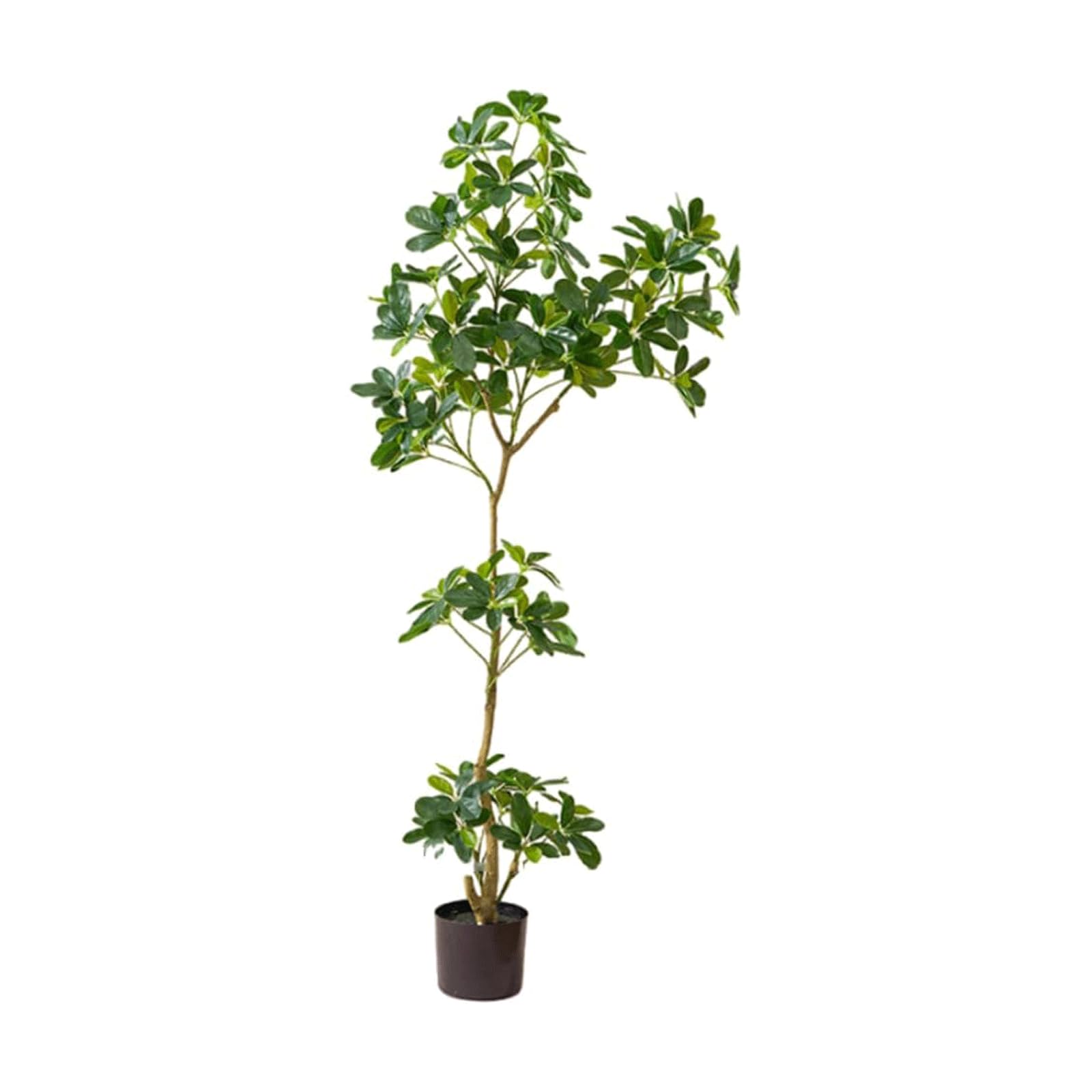 HCZKIUJY Fake Tree Large Realistic Simulation Tree for Indoor and Outdoor Artificial Plant Decora 140cm/4.5ft Tall Artificial Tree