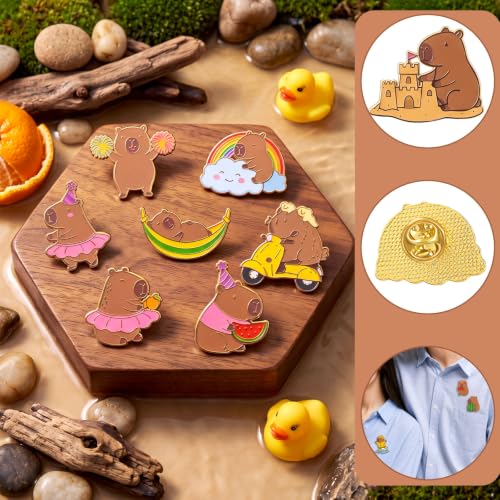 Image of 30 /60 Pcs Cute Enamel Pins Bulk Lapel Brooch