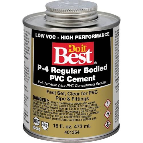 Pegamento PVC transparente 16 Oz William H. Harvey miniatura 1