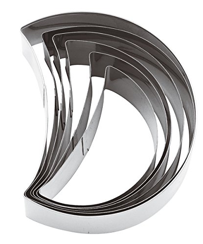 Paderno 47312-10 Tagliapasta Mezzaluna, Acciaio