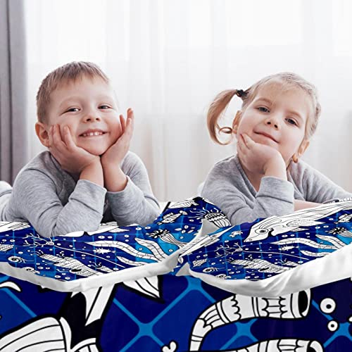 Parure de lit Supersoft requin et pieuvre en microfibre ultra douce - 3