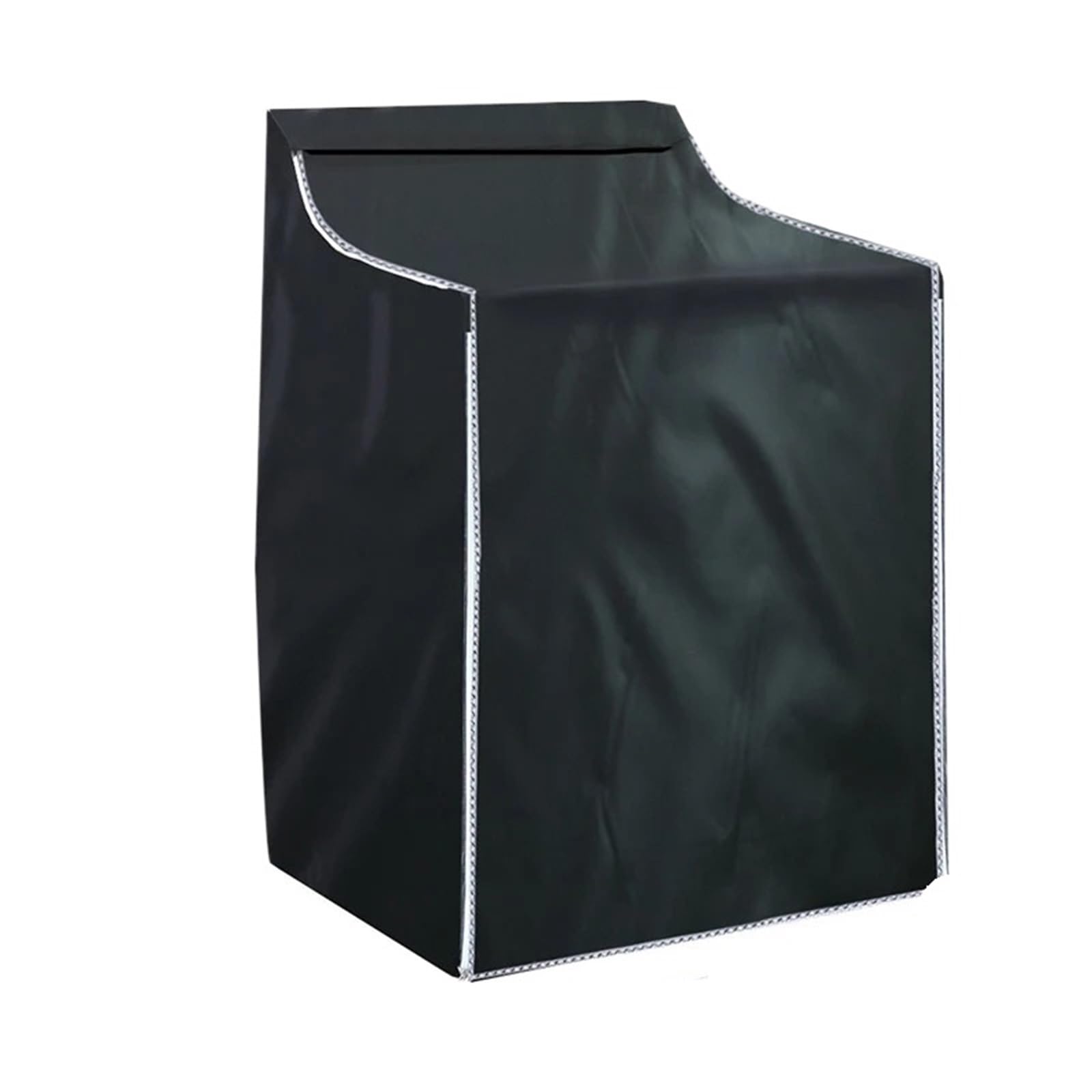 2 uds cubierta impermeable y solar for lavadora secadora de ropa protección automática Protector Universal fácil ajuste Para Cubre Lavadora(Black)