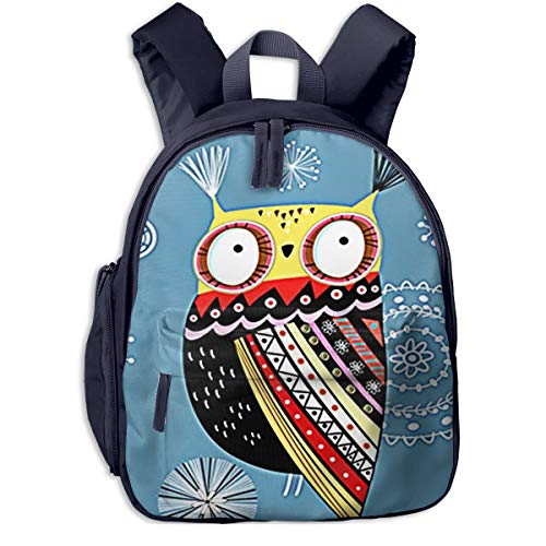 Preisvergleich Produktbild Kinderrucksack Kleinkind Jungen Mädchen Kindergartentasche Rote Eulen Weihnachtswinter Backpack Schultasche Rucksack