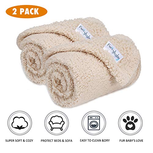 Premium Fluffy Fleece Dog Blanket, Soft and Warm Pet Throw for Dogs