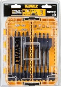 Dewalt Extreme Flachfräsbohrer-Set 9-tlg DT70751