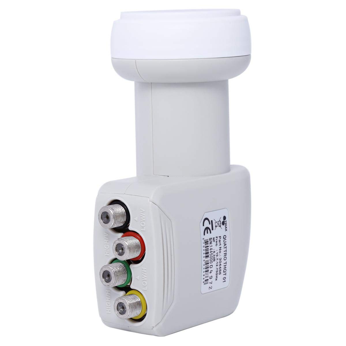 LNB TRIAX Universale Quattro 40mm – Per Antenna Parabolica, Tipo Magic Eye