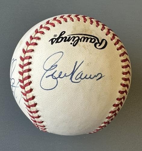 Miniatura 2 de LA Dodgers ROY MULTI SIGNED Official NL Baseball wNomo Piazza Mondesi Karros - Autographed Baseballs