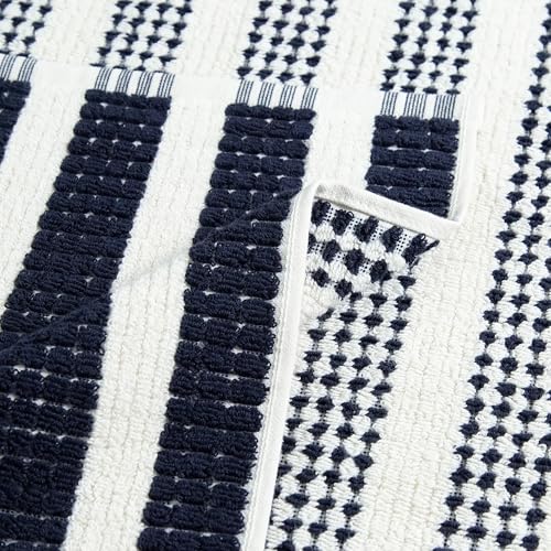 Image of MYTRIDENT Symphony of Threads Towel, 6Pc Set (2 Bath - 75 cm x 150 cm, 4 Hand - 40 cm x 60 cm), 100% Cotton, 625 GSM, Quorra-Orris