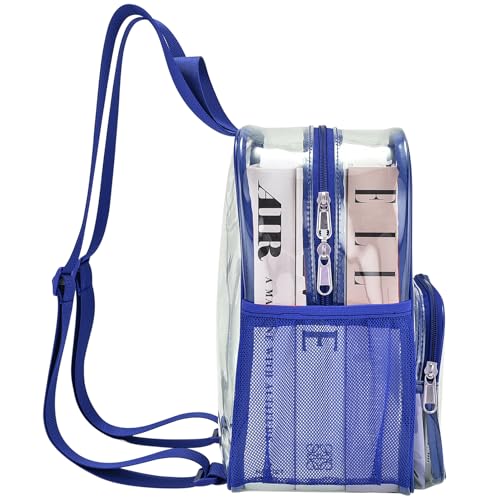 Image of Busiuw Royal Clear Backpack 12x12x6, Modern Women's Concert Sport Fashion Work Travel Backpack