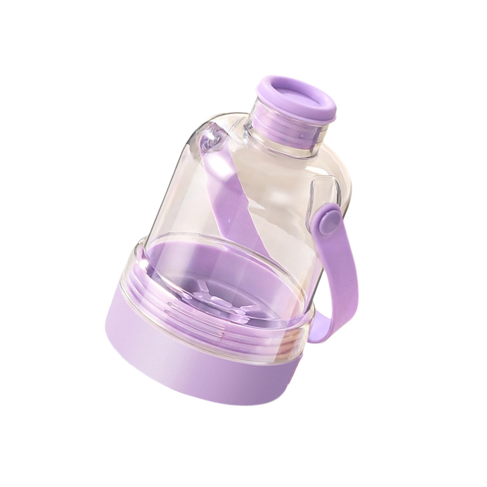 jiingekk Multifunctional Ice Container with Hygienic Touch Release Grip Tray Drinking Bottle for Family Gatherings Handheld Machine for Beverages