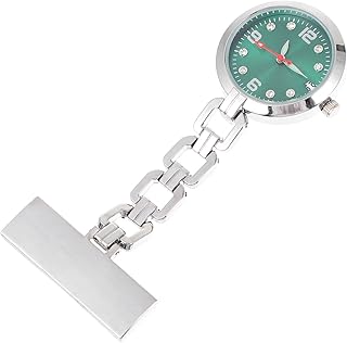 Nursing Pin 1pc Watch Movement Pin Hanging Portable Doctor Nurses Clinic Xmas for Birthday Lapel Watches Fob Staff Nursing Men Brooch Clip Pocket Nurse Badge Tunic Gift Doctors Nurses Watch