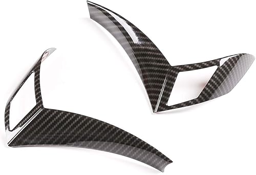 Miniatura 3 de CHEYA ABS coche interior volante botón decoración marco marco pegatina para BMW Serie 5 E60 E61 2003-2010 Auto Accesorios (fibra de carbono)