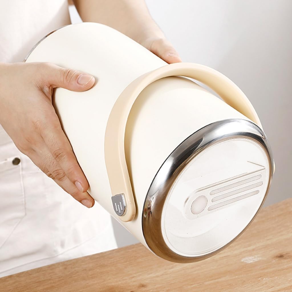 ステンレススチール製断熱弁当箱、ハンドル付き、積み重ね可能なランチコンテナ、ポータブルで漏れ防止のフードジャー、屋外での使用に最適