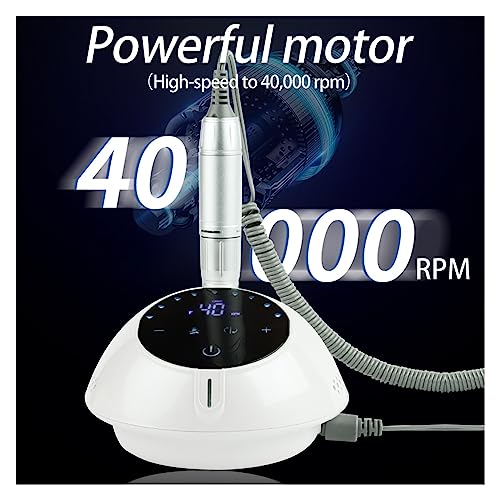 Nail-Grinding-Machine-40000RPM-Electric-Nail-Drill-Manicure-Machine-for-Nails-Pedicure-with-Touch-Screen-Nail-Art-Equipment-Nail-Milling-Cutter-Set-for-DIY-Home-or-Salon-Mani-Pedis