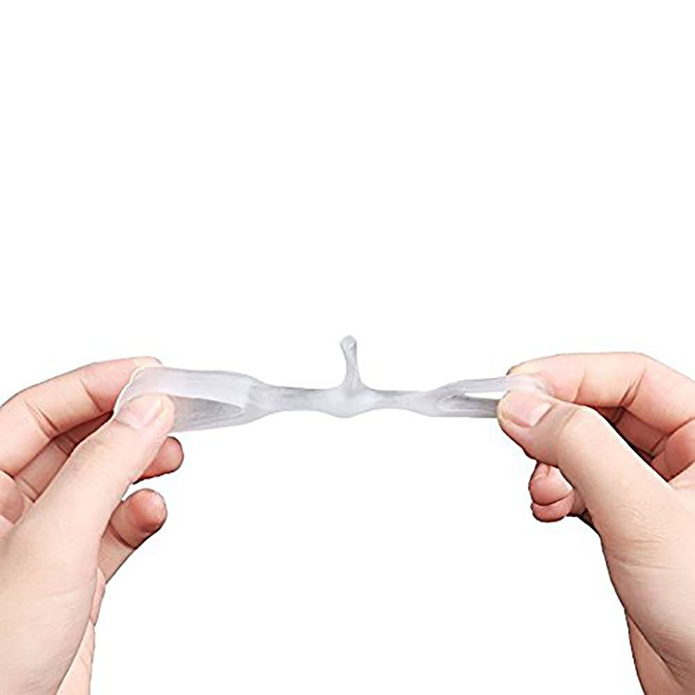 PEDIMENDTM (2 paires) - 4 pièces - Gel de silicone pour orteils - Séparateur d'orteils pour chevauchement des orteils - Épandeur d'orteils - Excellent pour le yoga, le pilates, les coureurs et les