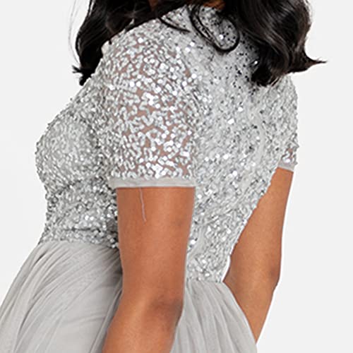 Maya Deluxe Abito Maxi con Scollo a V Vestito per