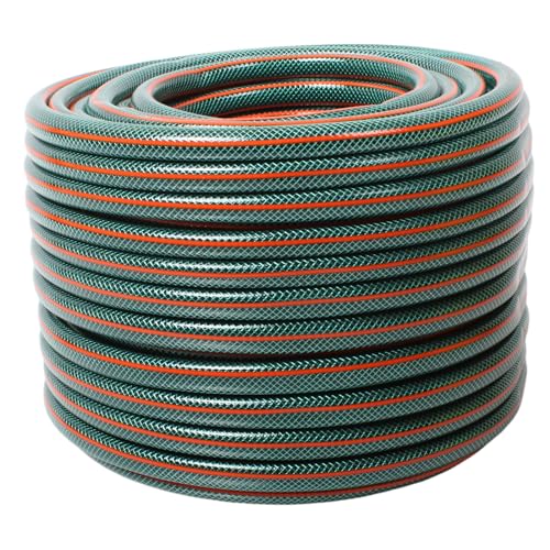 Gartenschlauch Schlauch 1 Zoll 20m 30m 50m Grün Gelb Wasserschlauch Varianten (20m Grün)