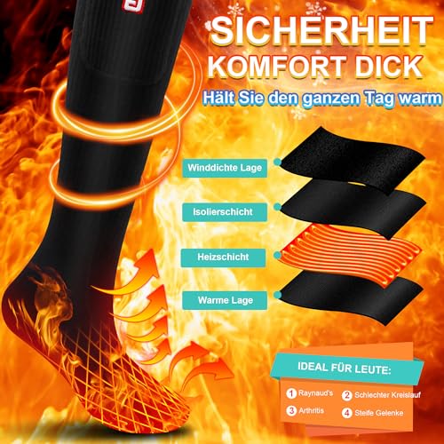 Beheizbare Socken von Svpro für Herren und Damen, elektrisch