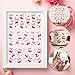 Rngmsi UV DTF Cup Wrap - 8 Sheets Coquete UV DTF Wraps for 16 oz, Pink Cherries Bow Aesthetic Uvdtf Stickers for Glass Cups Water Botters, Rub on Transfer Decals for Girls Women