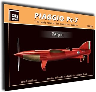 SBS 7025 1/72 Piaggio PC 7 Pegna Resin Model kit Military Aircraft