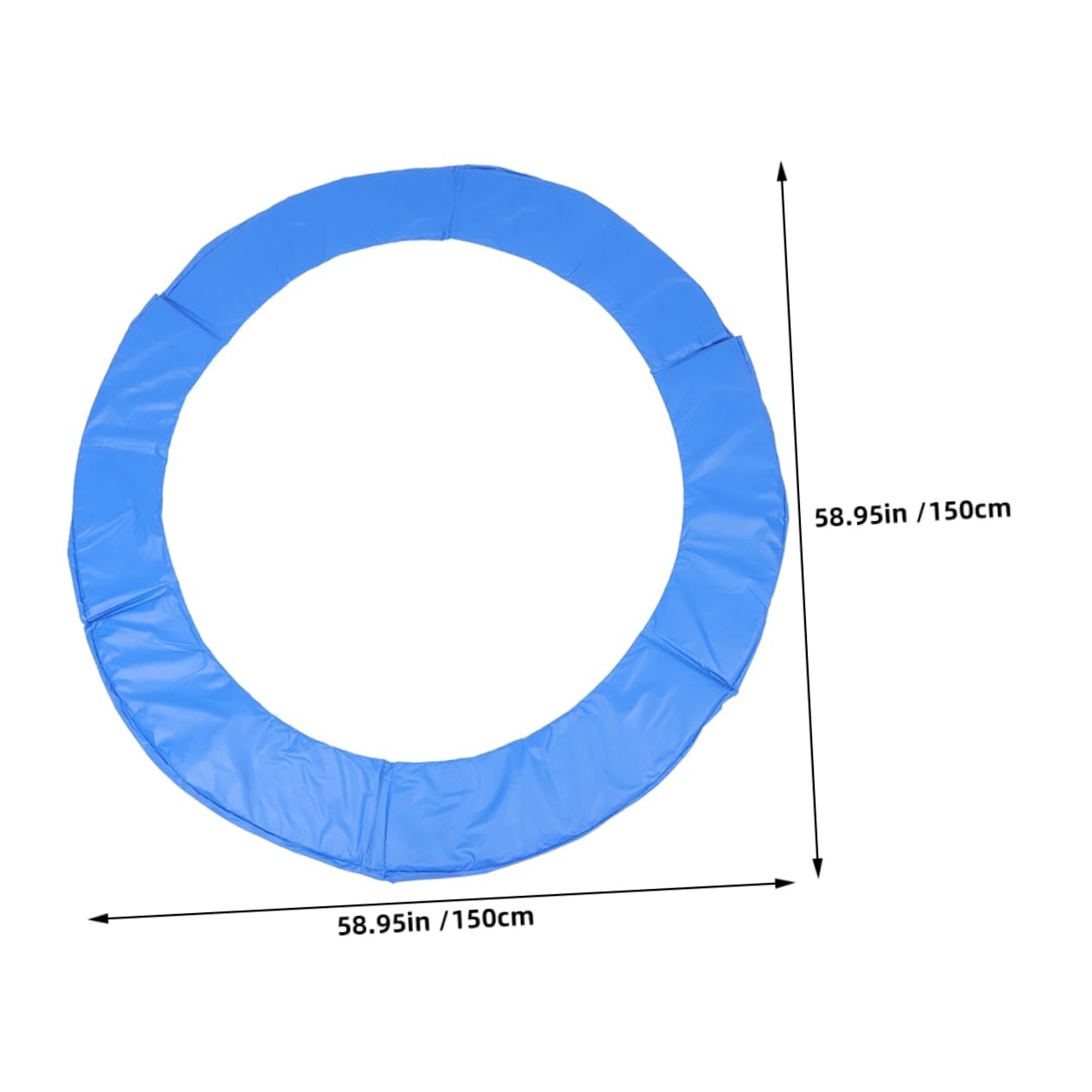 Yardwe Trampoline Protection Cover Durable Trampoline Edge Sleeve for Outdoor Use Easy to Install Comprehensive Shield for Patios Gardens