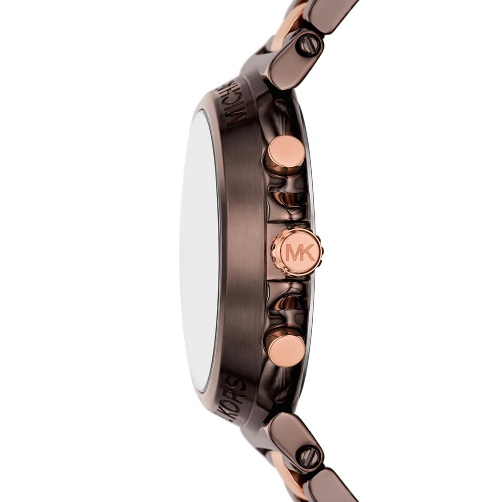 Michael Kors Orologio Maren da donna, Movimento cronografo al quarzo con cinturino in acciaio inossidabile o in pelle