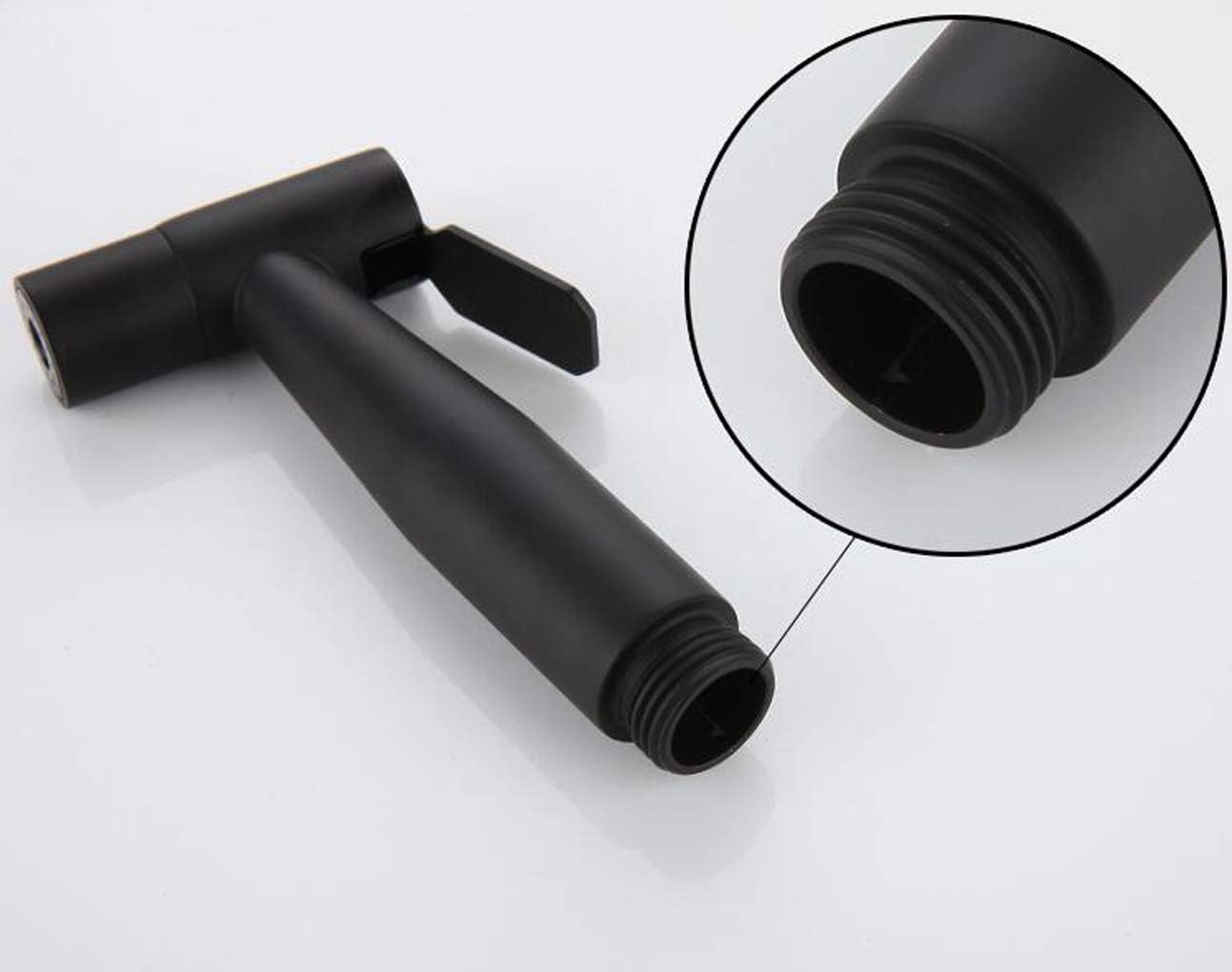 Toilet Bidet Set Black Brass Hot Cold Bathroom Toilet Shower Blow Feed Spray Nozzle Bidet Faucet Bathroom,E