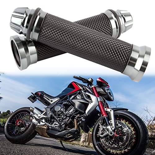 Guidon universel en caoutchouc 22 mm anti-vibration pour moto et café racer