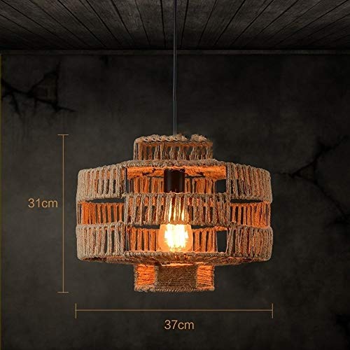 Chandelier industriel ajustable E27 pour éclairage de table sombre - 8