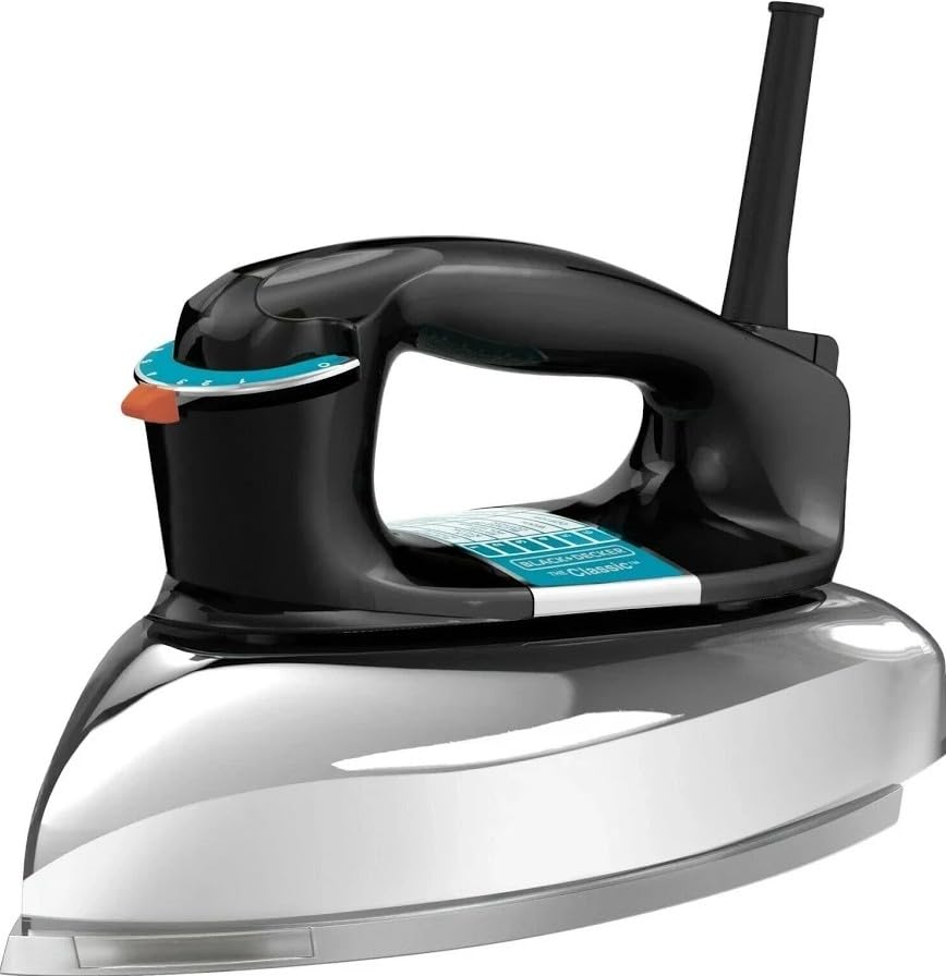 Black & Decker F54 Heavyweight Aluminum Classic Iron Dry Clothing Flat Iron