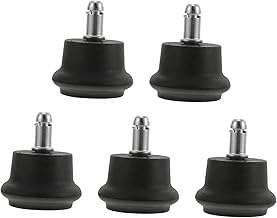 Housoutil 5 Peças Rodízios De Cadeira De Computador Acessórios De Carrinho De Passeio Rodas De Cadeira De Computador Rodízios De Cadeira De Escritório Rodízios De Móveis Acessórios De