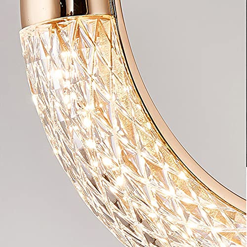 Lustre LED nordique post-moderne à tête simple pour une atmosphère de luxe