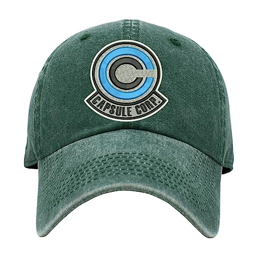 Image of ALLNTRENDS Capsule Corp Washed Pigment Dyed Baseball Cap